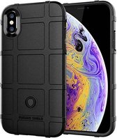 Hoesje voor iPhone X/XS - Beschermende hoes - Back Cover - TPU Case - Zwart