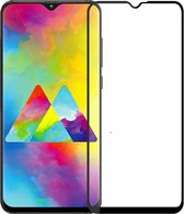 Samsung Galaxy M20 - Full Cover Screenprotector - Gehard Glas - Zwart