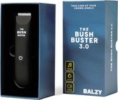 BALZY BushBuster 3.0 - Trimmer - Scheerapparaat - Haartrimmer - Bodygroomer - SafeShave technologie - Waterdicht - Veilig scheren - Oplaadbaar