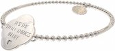 Lora di Lora Armband Bindi Little Things. Een individueel bandje voor female 925 Sterling Zilver Verstelbaar van 14cm. tot 20cm.