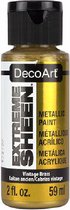 Acrylverf - Vintage Brass - Metallic - Extreme Sheen - DecoArt - 59 ml