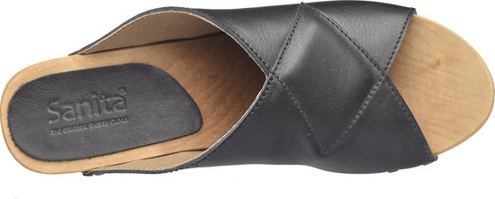 Sanita Wood-Sandale Kelo Square Flex NOIR - Taille 36
