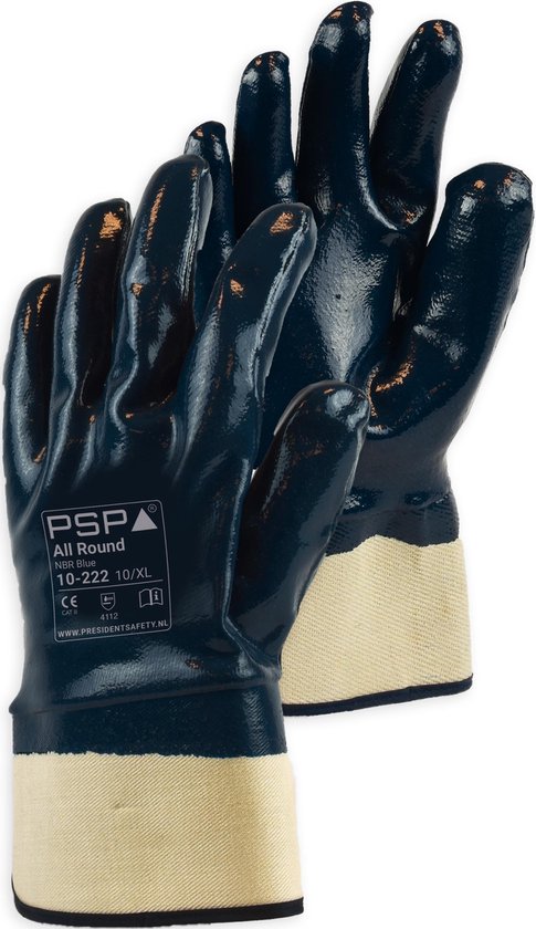 PSP 10-222 Allround NBR Blue Werkhandschoenen - Maat XL - Nitril Handschoenen