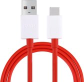 1m Type C naar USB 2.0 data / oplaadkabel, voor OnePlus 3 (rood)