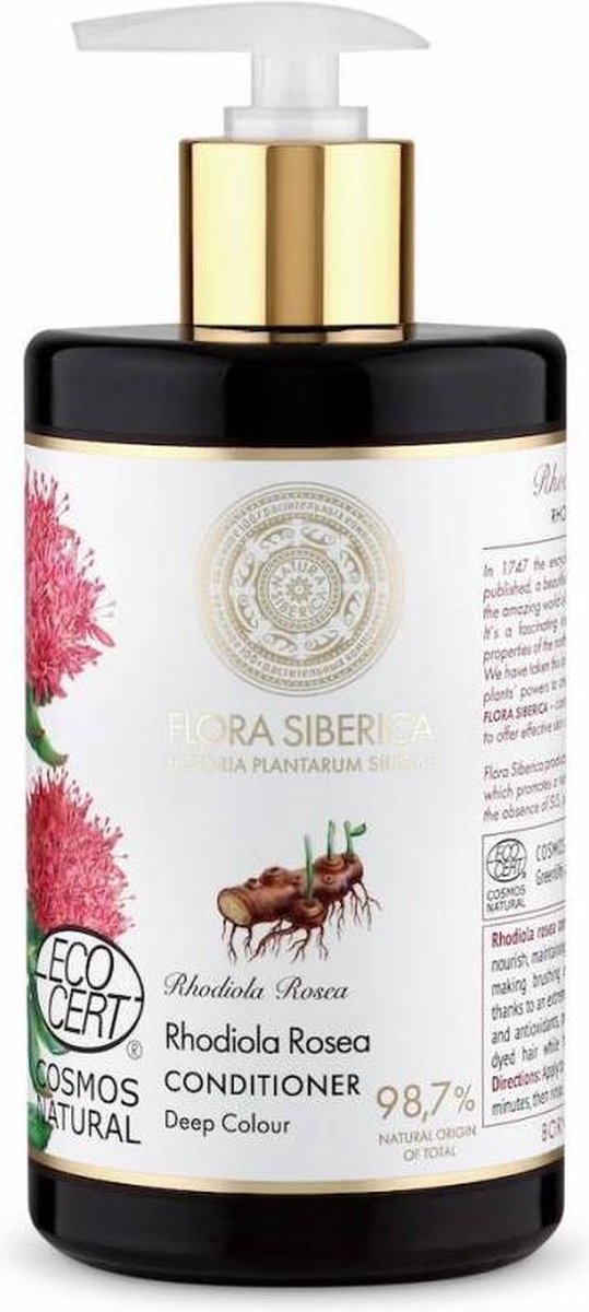 Flora Siberica Rhodiola Rosea Hair Conditioner. Deep colour, 480 ml