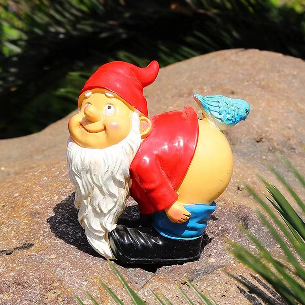 Statuette De Nain De Jardin Amusant Pour Jardin Féérique Ou Décoration