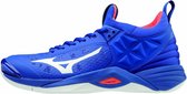 Mizuno Wave Momentum blauw indoor schoenen heren