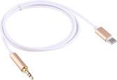 96 cm USB-C / Type-C tot 3,5 mm mannelijke audio-adapterkabel (goud)