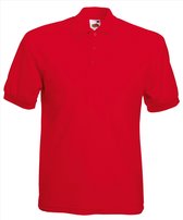 Fruit of the Loom - Classic Pique Polo - Rood - 3XL