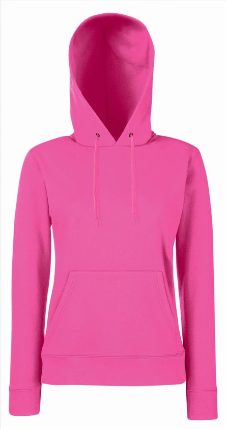 Fruit of the Loom - Lady-Fit Classic Hoodie - Roze - XXL