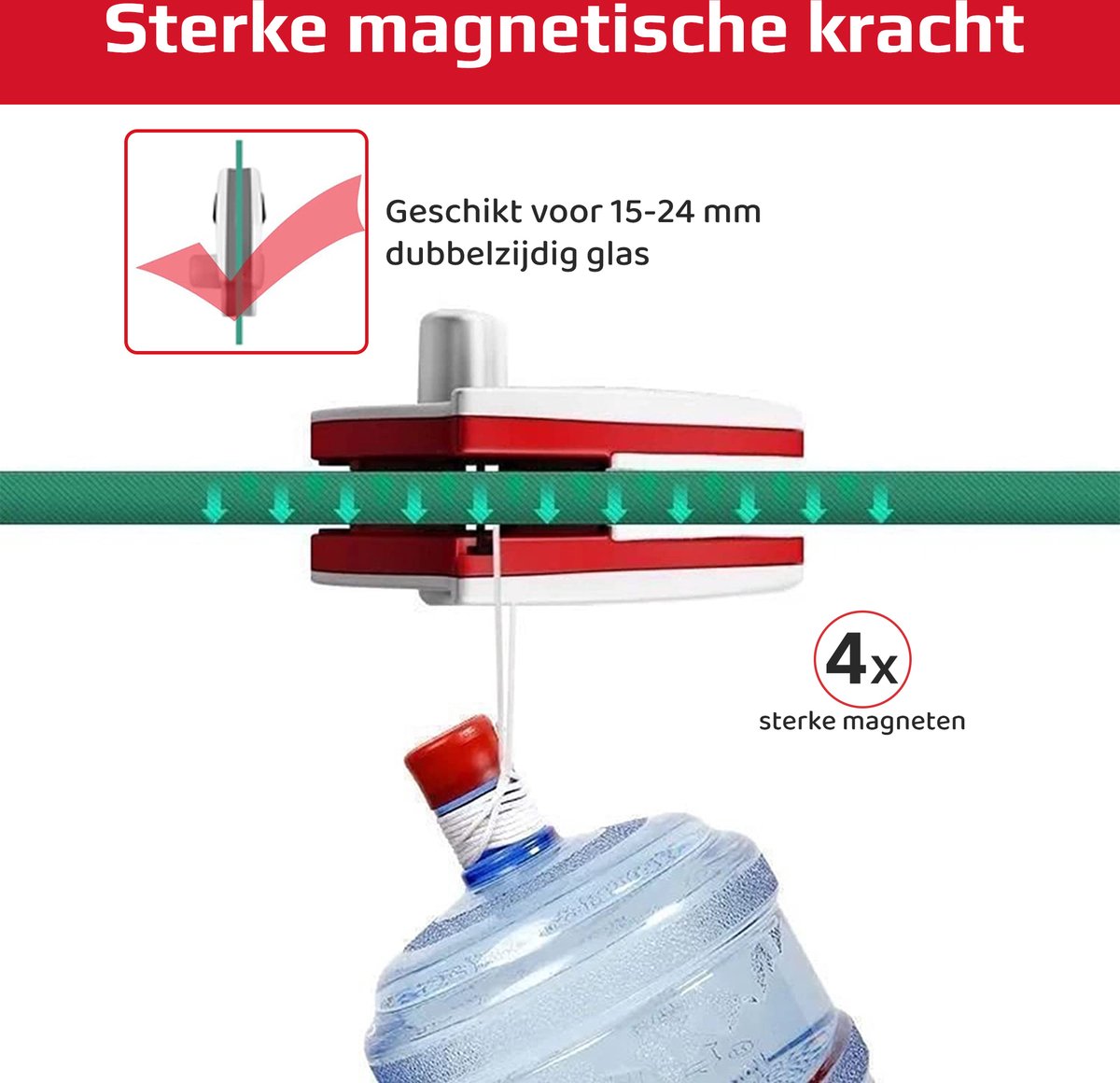 Century Goods Magnetische ramenwasser dubbel glas thumbnail 4