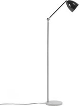 CHANZA - Staande lamp - Zwart - Metaal