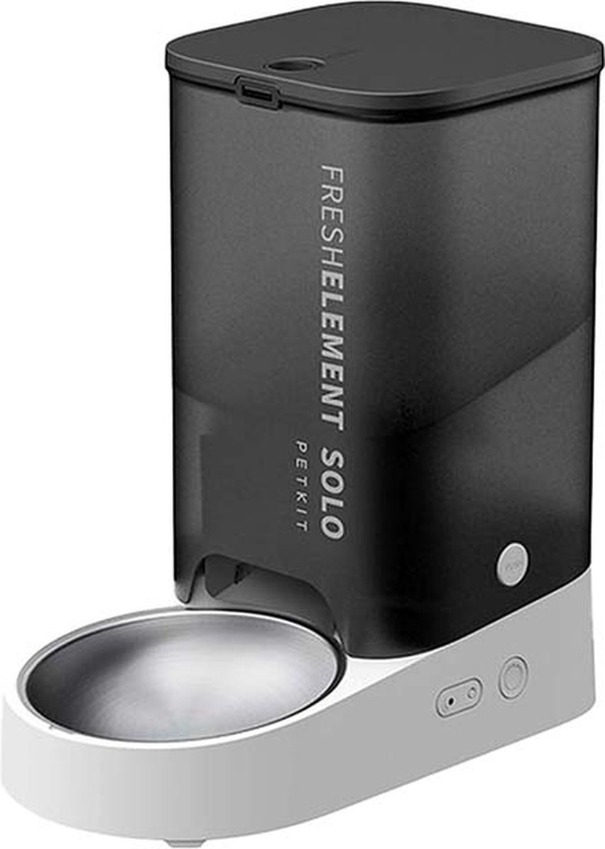 Afbeelding 2 van PETKIT® Element SOLO ZWART – Automatische Voerbak Kat – 3L – Vershoudend – met App