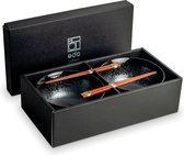 Noodle Kommen Set - Edo Japan - Koge Serviesset - 4 delig - Geschikt voor 2 personen - Geleverd in een geschenkdoos! Cadeau Tip 2024!