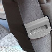 2 STUKS veiligheidsgordelverstelling voor auto (zilver)