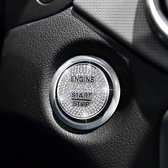 Auto Motor Start Key Drukknop Cover Trim Sticker Decoratie voor Mercedes-Benz