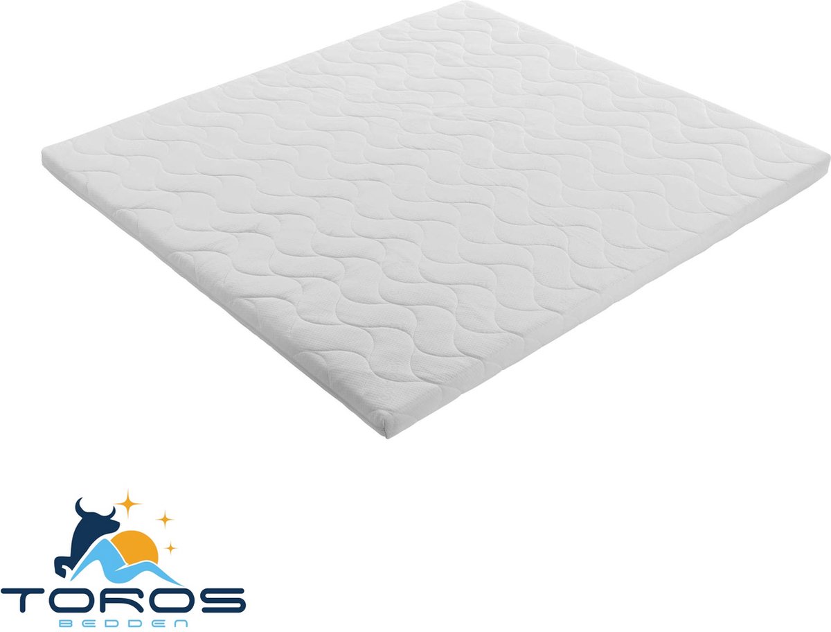 TORO° Topper 90 x 200X 9CM Topdekmatras - HR45 - Hotel Kwaliteit 90X200