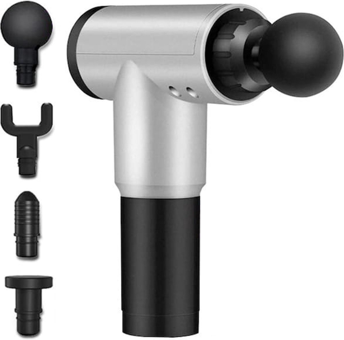 MEDISAN Massage Gun - Krachtige Vibrerende - 4 Opzetstukken - Voor Rug en Lichaam - MEDISAN - €29,99