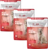 K9 laboratories Blaas en nieren - Hond - Trio pak - 180 stuks - bij blaasontsteking, blaasgruis, nierstenen, struviet, oxalaat, urinewegeninfecties