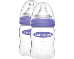 Product: Lansinoh 2 stuks 160 ml Natural Wave Flesjes 75870, van het merk 