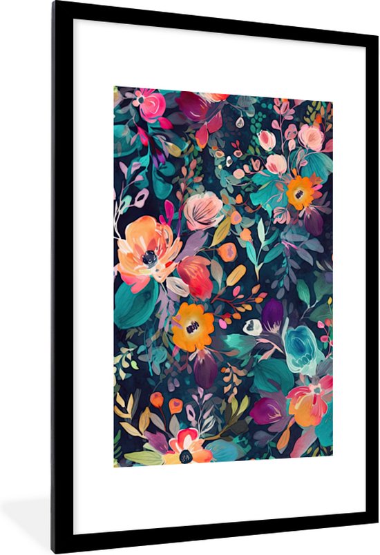 Bloemen Schilderij Dit Zijn De Leukste Kleurrijke Planten En Bloemen In De Tuin Canvas Wanddecoratie Bloemen