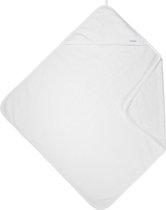 MamaLoes Terry White Cape de bain, 100% coton avec capuche et 75 x 75 cm, Wit ML5188
