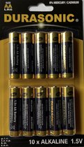 AA Batterijen voor LED kaarsen met bewegende vlam - 10 Stuks - Alkaline Batterij