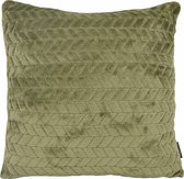 Sierkussen Pluche Olive | 45 x 45 cm | Polyester