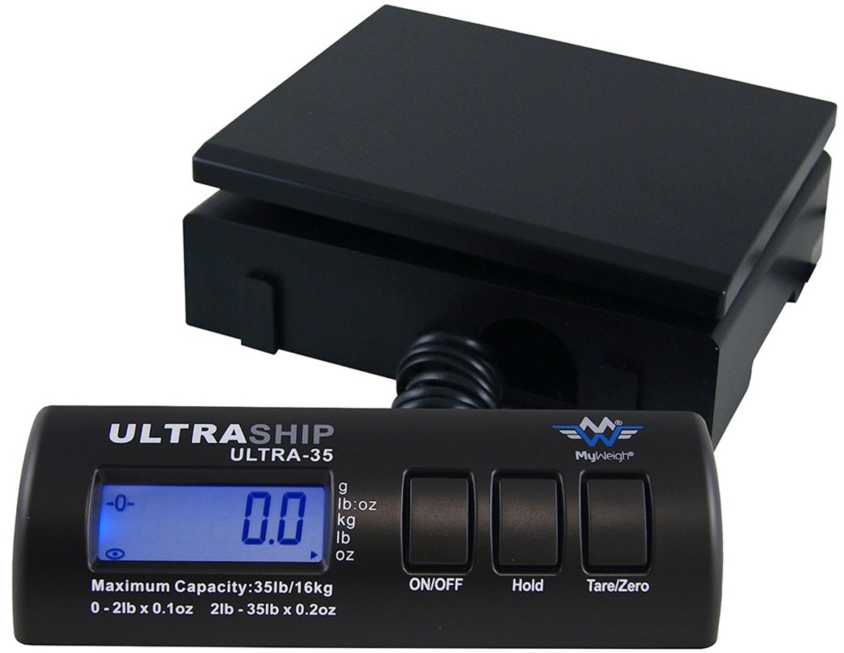 MyWeigh Ultraship-35 post pakketweegschaal 16kg x 2g/5g