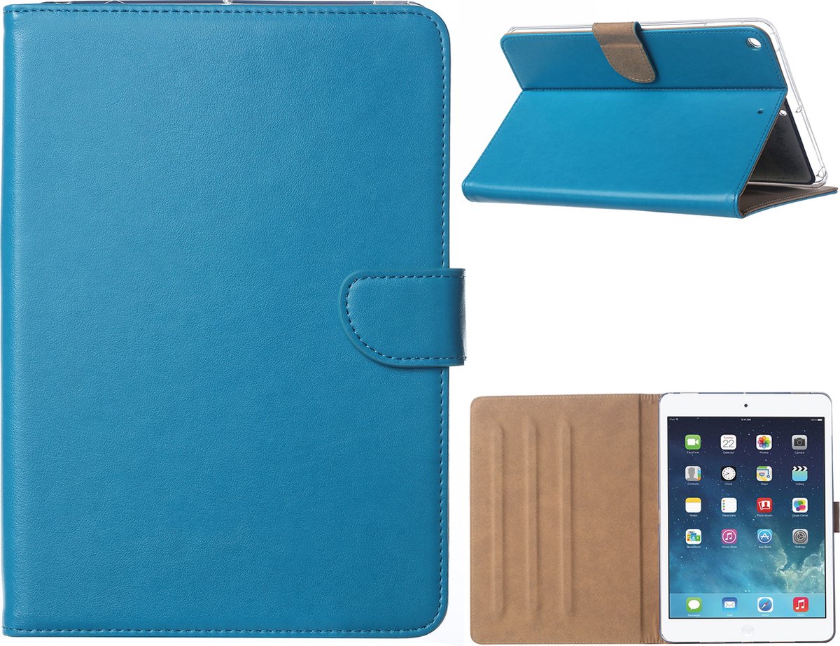 City hoesje - iPad Mini 5 / ipad mini 4 - Bookcase - Blauw
