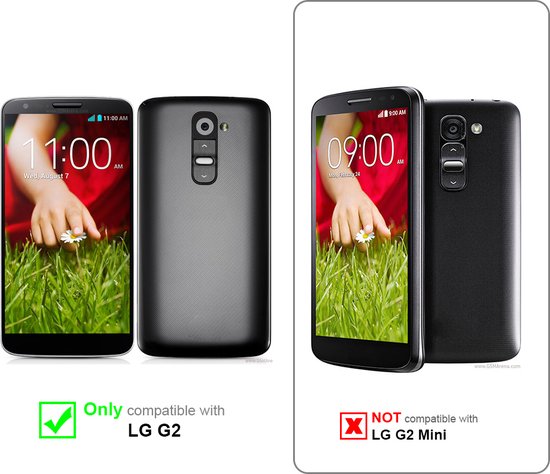 Étui Cadorabo pour LG G2 en BLEU NEPTUNE - Housse de protection avec fermeture magnétique et 3 emplacements pour cartes Book Case Cover Etui