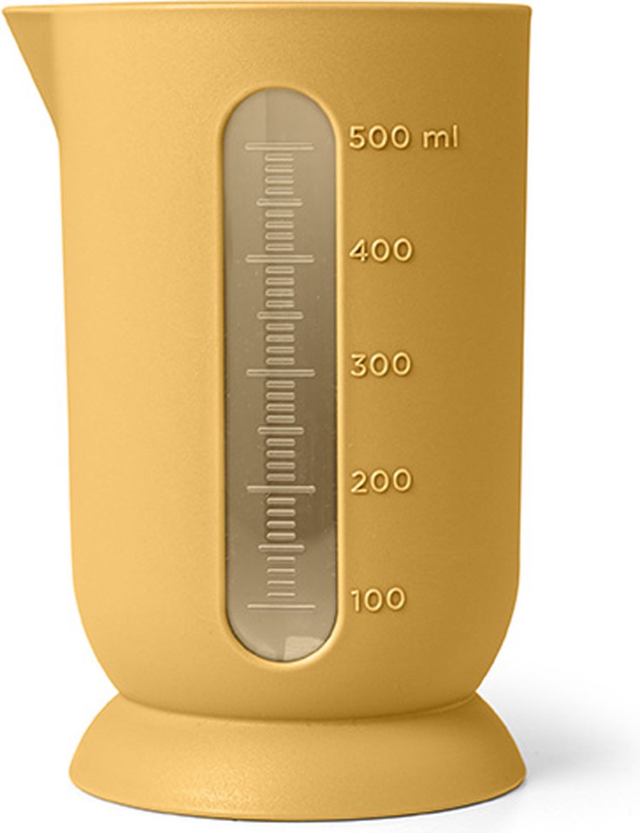 B+ Design - Maatbeker QB - 500 ml - Ø 8,7 x H 14 cm - donker woestijn geel