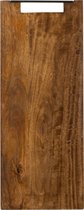 J-Line Lang Mango snijplank - hout - bruin - small - woonaccessoires