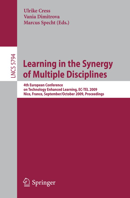 Learning in the Synergy of Multiple Disciplines - cover