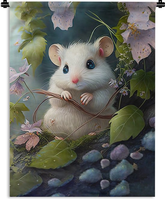 Tapis de souris en rat beige.