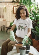 Shirt - Certified plant lover - Wurban Wear | Grappig shirt | Planten | Unisex tshirt | Vaas | Bloempot | Tuinset | Gereedschapsset | Kweekbak | Wit