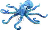 The puppet company handpop octopus 55cm blauw