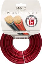 Luidsprekerkabel - Speakerkabel - Audiokabel 15m - 15 meter - 2 x 1,0 mm² - NX20024X15