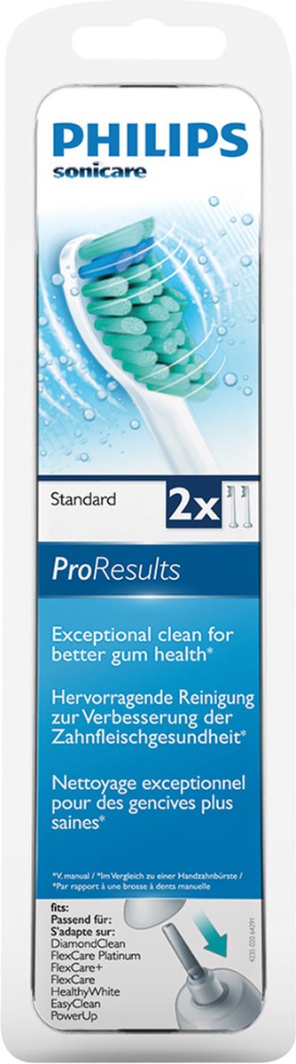 Philips Opzetborstels ProResults HX6012/02 - 2 Stuks