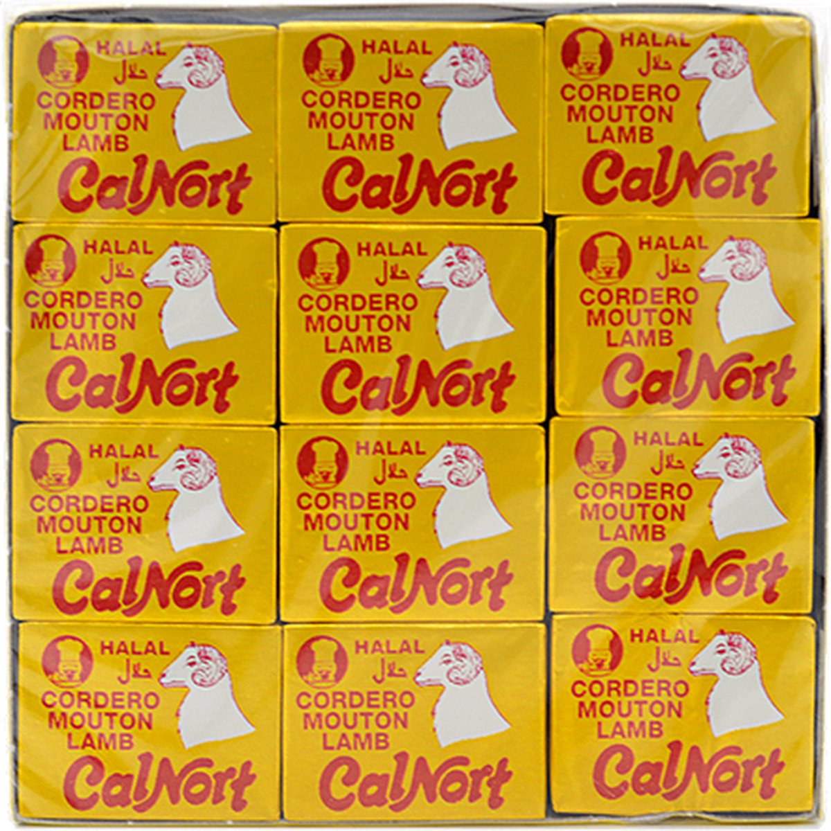CalNort 4 x 36 Lam bouillon blokjes a 10 gram Lamb Halal