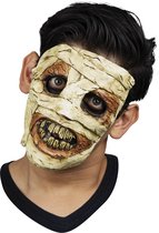 Partychimp Gezichts Masker Levende Mummie Halloween Masker voor bij Halloween Kostuum Volwassenen - Latex - One-Size