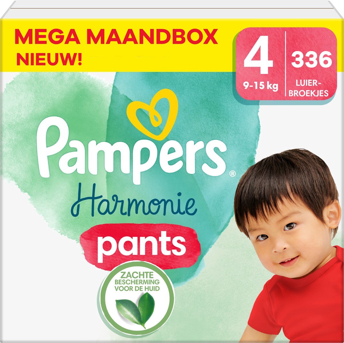 Pampers - Harmonie Pants - Maat 4 - Mega Maandbox - 336 stuks - 9/15 KG |  bol.com