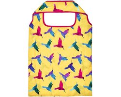 Shopper opvouwbaar birds PET - 40x66cm