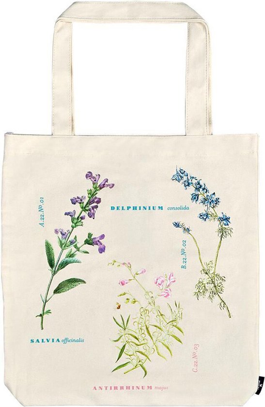 Cartable herbier en coton - 39x42cm