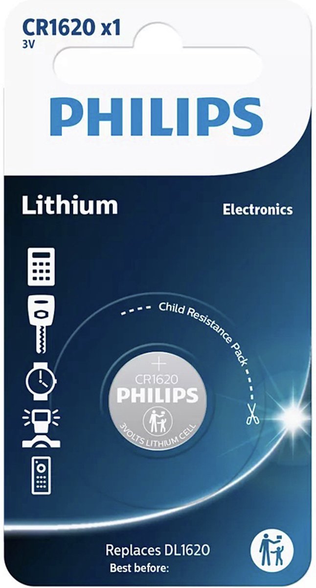 Philips CR1620/00B Minicel Lithium