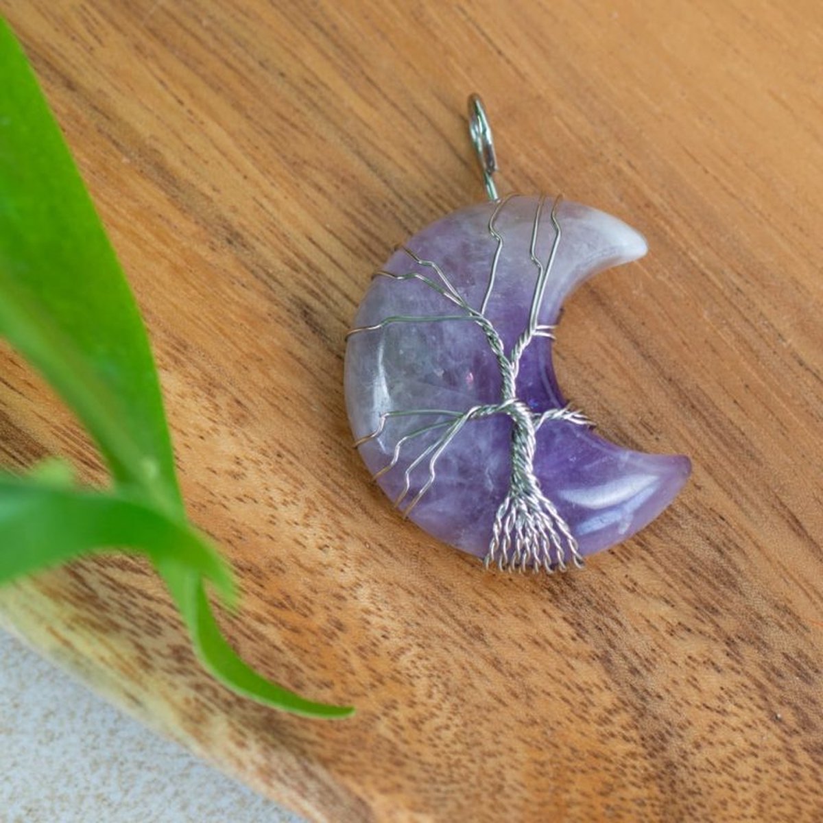 Maligano Jaspis Hanger Doorboord - Edelsteen Ketting Sieraad | Crystal Cave