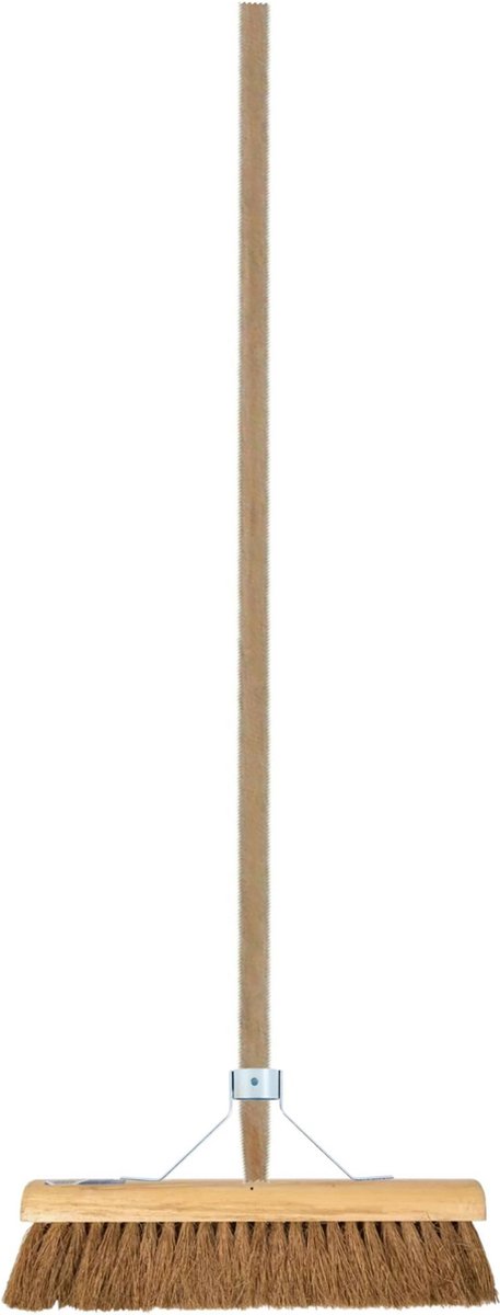 Goedkoopste Talen Tools Binnenbezem - FSC hout - kokos - 60 cm - 140 cm - zachte bezems