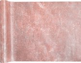 Chemin de table Santex op rol - éclat or rose métallisé - 30 x 500 cm - polyester non tissé