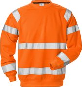 Fristads Hi Vis Sweatshirt Klasse 3 7446 Shv - Hi-Vis oranje - XL