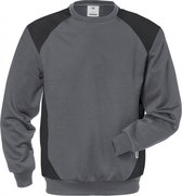 Fristads Sweatshirt 7148 Shv - Grijs/Zwart - XL